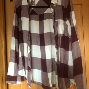 Maurice’s Plaid Button up